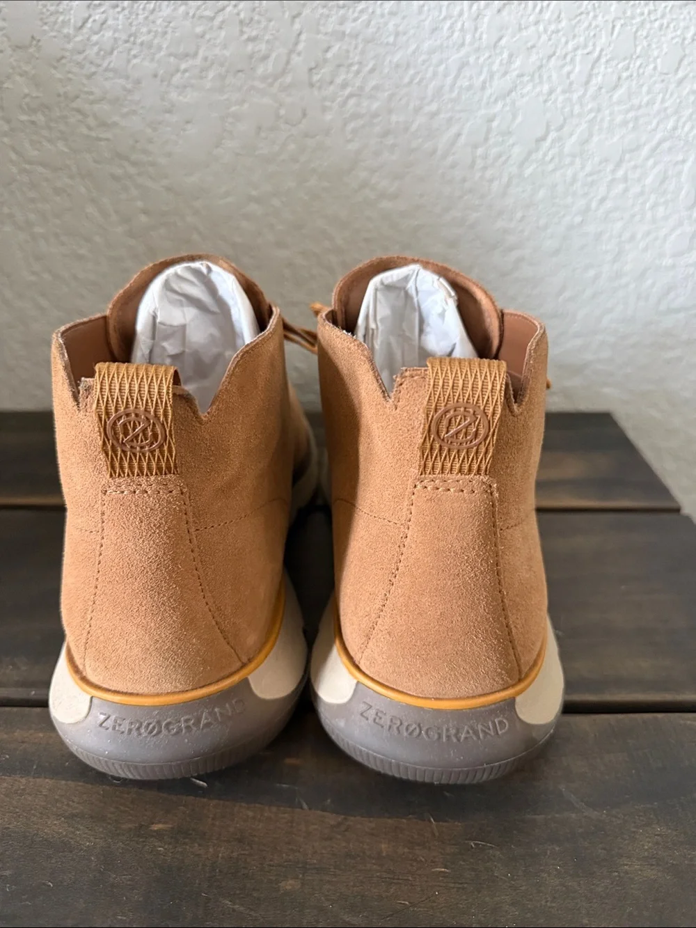 Cole Haan Tan Suede Chukka Boots